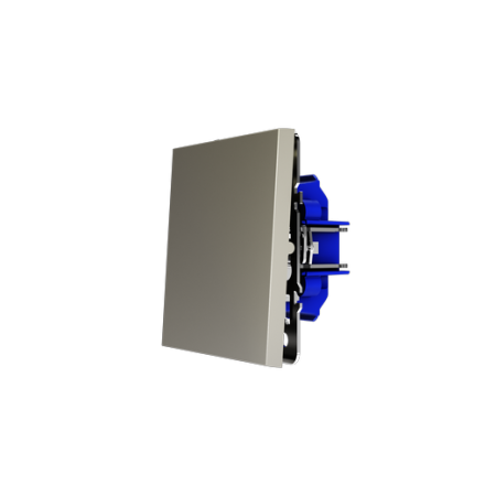Выключатель встраиваемый Voltum S70 одноклавишный 10А, (шелк)
