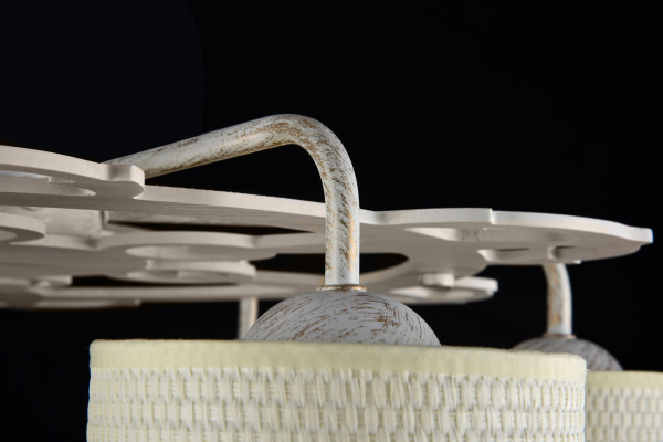 Потолочный светильник 6*E14 40Вт Белый с Золотом IP20 Timone FR5100-CL-06-WG Freya