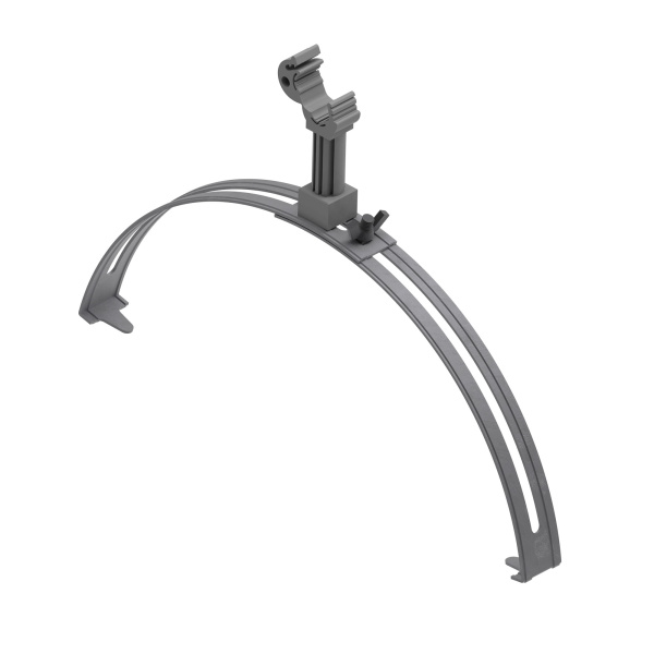 Коньковый регулируемый зажим с пластиковым держателем DKC