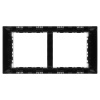 Рамка-суппорт "Avanti" для "In-liner Front", черный, 4 модуля DKC