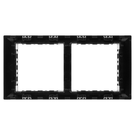 Рамка-суппорт "Avanti" для "In-liner Front", черный, 4 модуля DKC