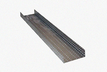 Лоток перфорированный ЛМ 300х50х2000 У3, окрашенный, S1,5