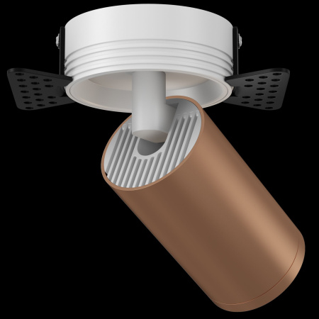 Встраиваемый светильник 1*GU10 10Вт Белый и Медь матовая IP20 FOCUS S C058CL-1WC Technical