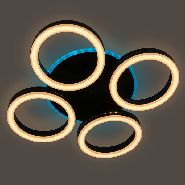 Светильник потолочный с/д GSMCL-Smart62 85w Centurion-3 белый RGB (4кр) 85Вт 3000-6500K 5390Лм 260x95мм с пультом (800362) (1/4) General