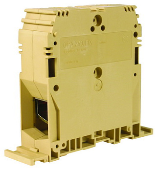 GPA.95/FIXGR, силовой зажим кабель/кабель серый 95 кв. мм /крепление на плату DKC