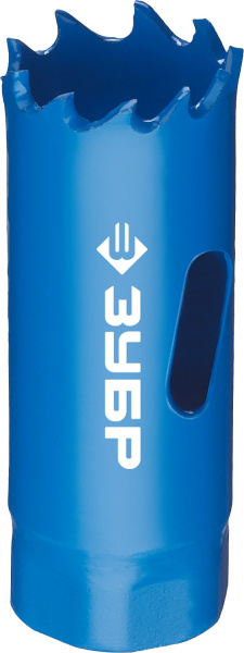 19мм, коронка биметаллическая, быстрорежущая сталь ЗУБР