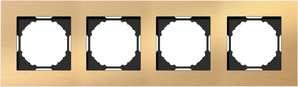 Donel A07 Natural Золотистый Алюминий рамка 4-я, серия DB