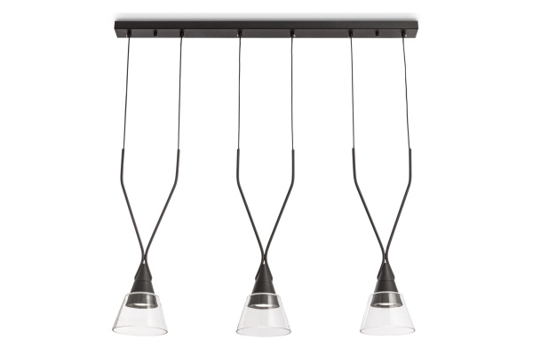 Подвесной светильник 3*GU10 40Вт Черный IP20 Hilo P063PL-03B Maytoni