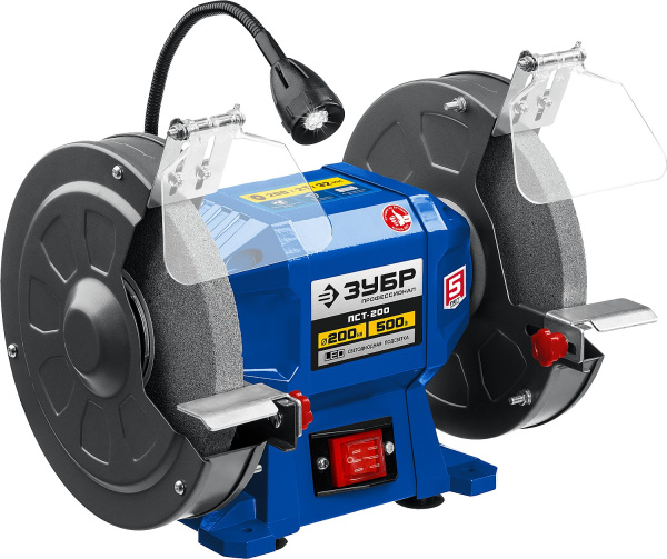 ПСТ-200 Профессиональный заточной станок, d200 мм, 500 Вт ЗУБР
