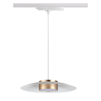 Св-к трековый,провод 1м IP20 LED 4000К 18W 220-240V белый/золото PILZ NOVOTECH