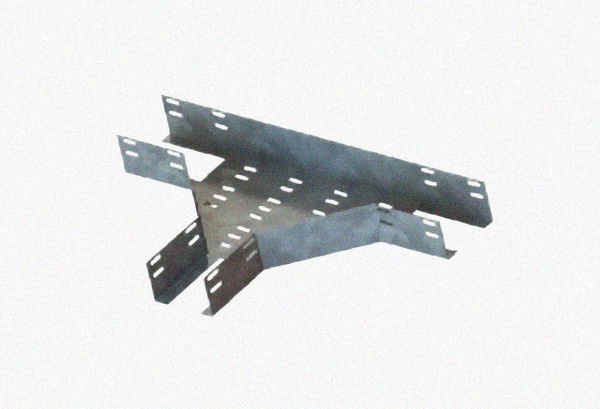 Лоток тройниковый перфорированный ОТ 500х100 У3, окрашенный, S1,5