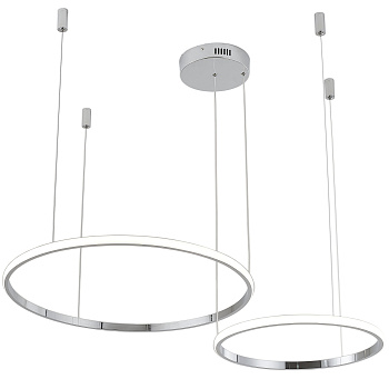 Светильник подвесной RINGOLIGHT ZRS.33322.63F 63Вт 4000K IP20 Хром Zortes