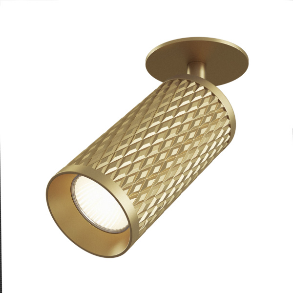 Потолочный светильник 1*GU10 50Вт Золото IP20 Focus Design C037CL-01G Technical