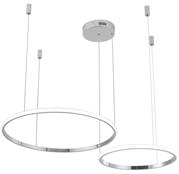 Светильник подвесной RINGOLIGHT ZRS.33322.63F 63Вт 4000K IP20 Хром Zortes