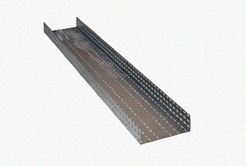 Лоток перфорированный ЛМ 250х250х2000 УТ1,5, оцинкованный лист, S1,5