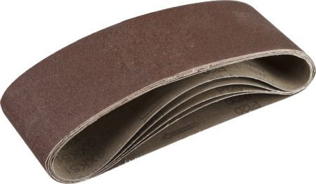 75х533 мм, P120, лента шлифовальная СТАНДАРТ, для ЛШМ, 5 шт. ЗУБР