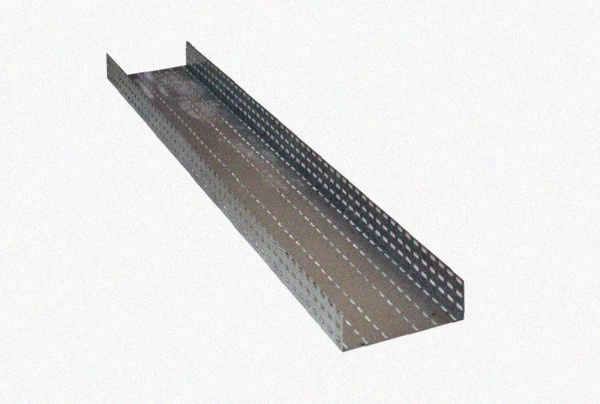 Лоток перфорированный ЛМ 250х250х2000 УТ1,5, оцинкованный лист, S1,5