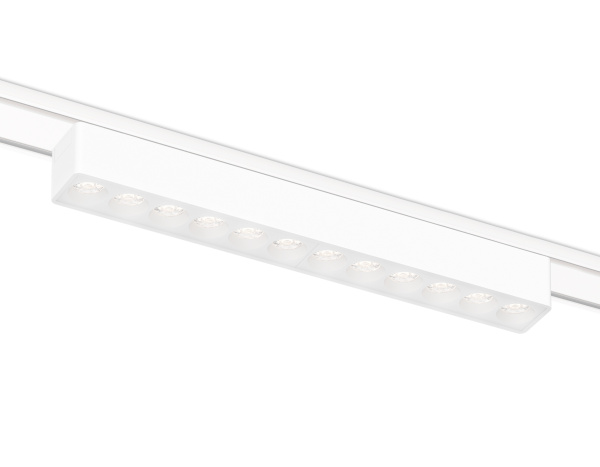 Светильник светодиодный трековый для шинопровода Magnetic Ultra Slim GV1407 WH белый IP20 12W 4200K 48V 24° 230*26*24 Ambrella Light