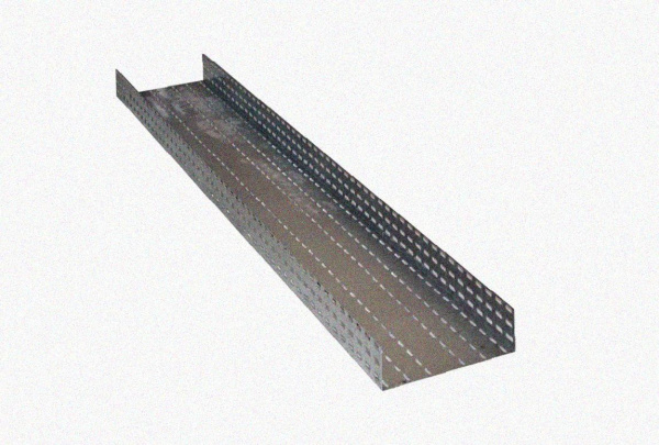 Лоток перфорированный ЛМ 100х80х2000 У3, окрашенный, S1,5