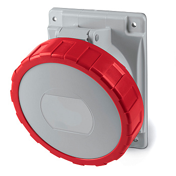 Розетка панельная с наклоном IP67 32A 3P+E+N 400В DKC