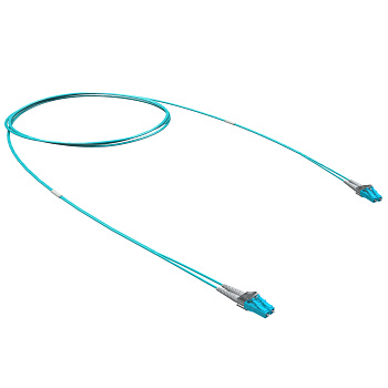 Оптический коммутационный шнур Duplex LC/UPC-LC/UPC, 50/125 (OM3), 3 м DKC