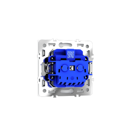 Розетка встраиваемая Voltum S70 с заземлением 16А, (белый матовый)