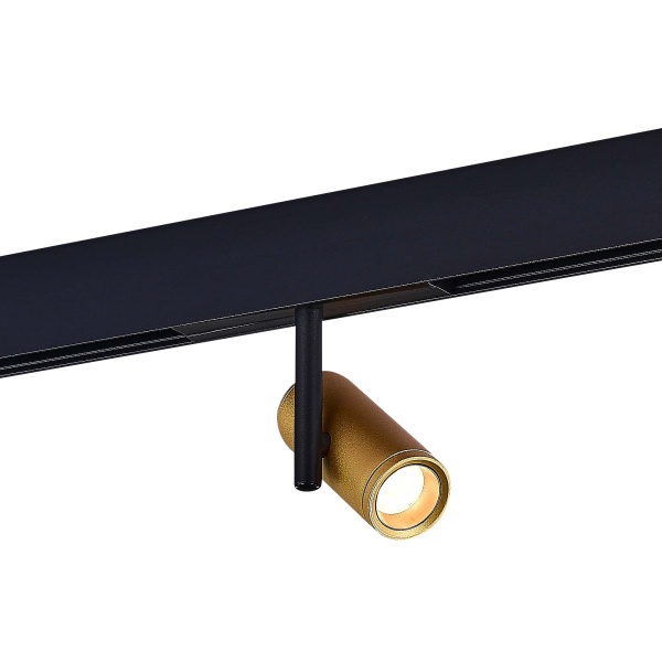 Магнитный трековый светильник Золотистый LED 1*8Вт 3000К 550Lm Ra>90 36° IP20 D42xH135 48В ST808.236.08 ST LUCE