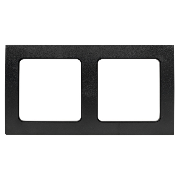 Стокгольм Рамка 2-местная черная EKF