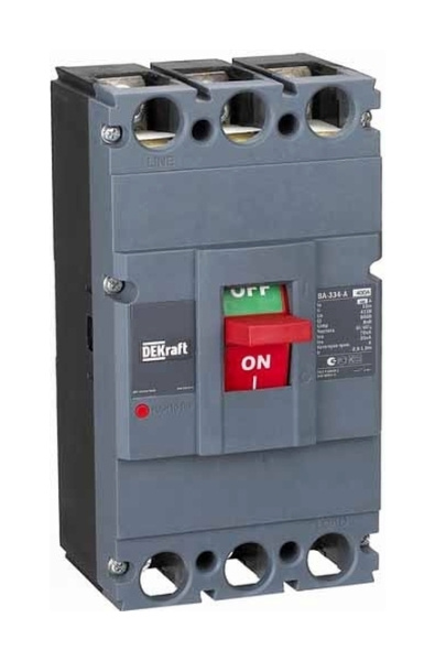 Выключатель автоматический ВА-400А 70кА ВА-334 РЭ2500А DEKraft