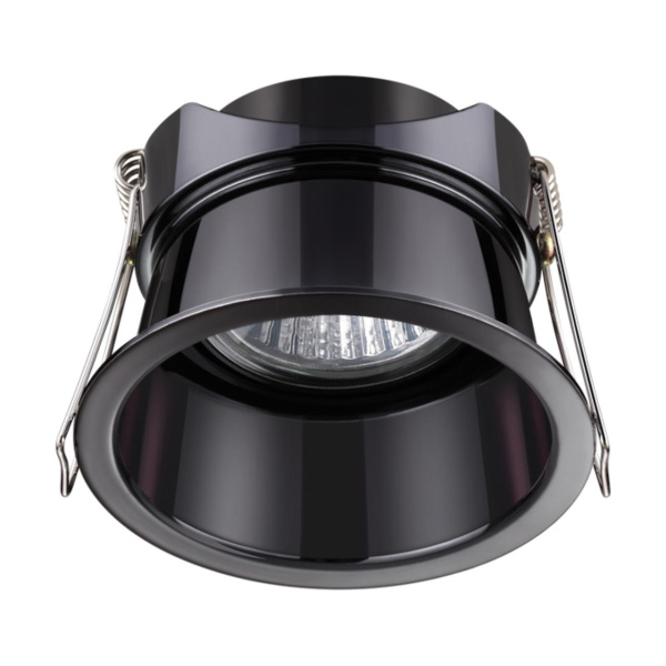 Встр.св-к IP20 GU10 50W 220V BUTT жемчужный черный NOVOTECH