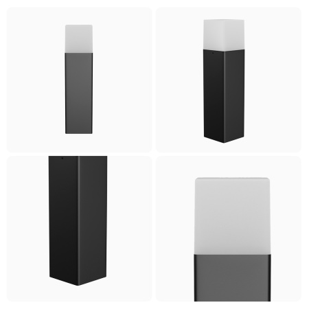 14-32 Светильник садово-парковый, напольный, 15W, IP54, E27, 83х83мм, H 325 мм APEYRON