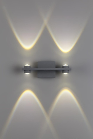 Ландшафтный настенный св-к IP54 LED 4000K 8W 85-265V CALLE темно-серый F NOVOTECH