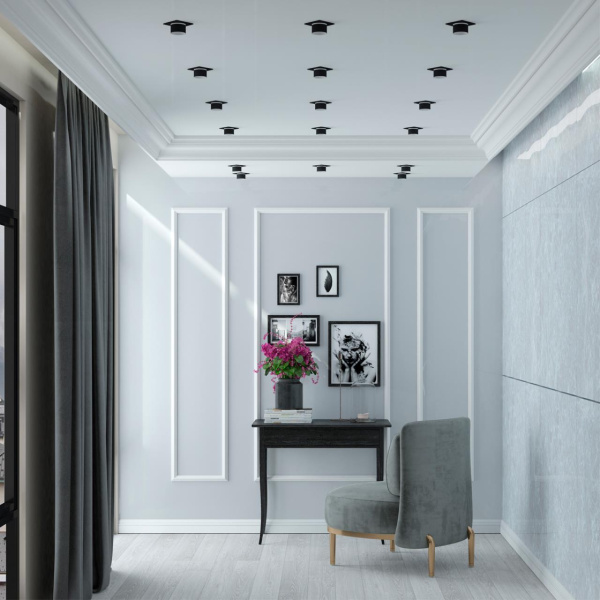 Св-к встр.IP20 GU10 9W 235V LIRIO черный B NOVOTECH