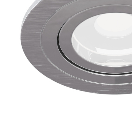 Встраиваемый светильник 1*GU10 50Вт Серебро IP20 Atom DL023-2-01S Technical