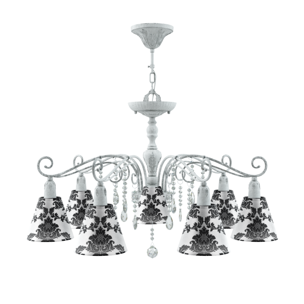 Люстра 7*E14 40Вт Серый IP20 Provence 15 E4-07-G-LMP-O-2-CRL-E4-07-TR-DN Maytoni