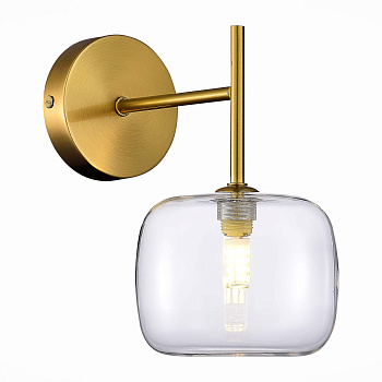 Бра Латунь/Прозрачный G9 1*5Вт SL1049.301.01 ST LUCE