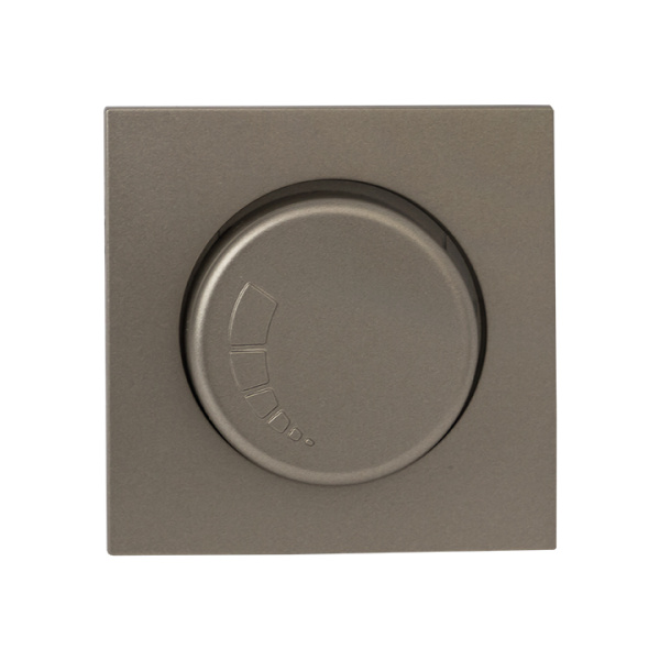 Валенсия Лицевая панель светорегулятора 600W 220В кашемир EKF