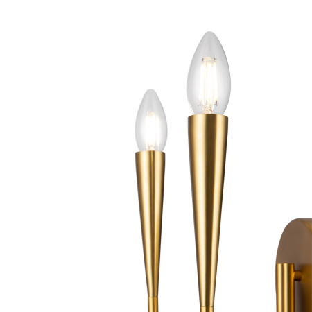 Настенный светильник (бра) 2*E14 40Вт Латунь IP20 Branches FR5253WL-02BS Freya