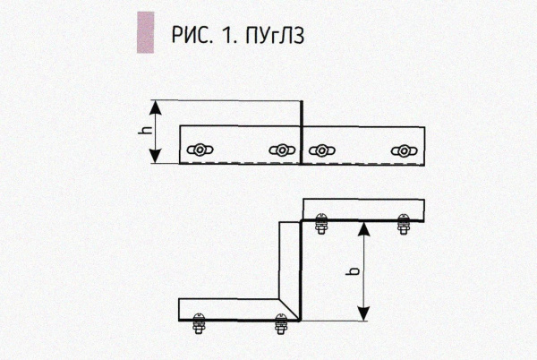 Соединитель-переходник замковый ПУгПЗ 150х50х1,0 УТ1,5, оцинкованный лист S1,0