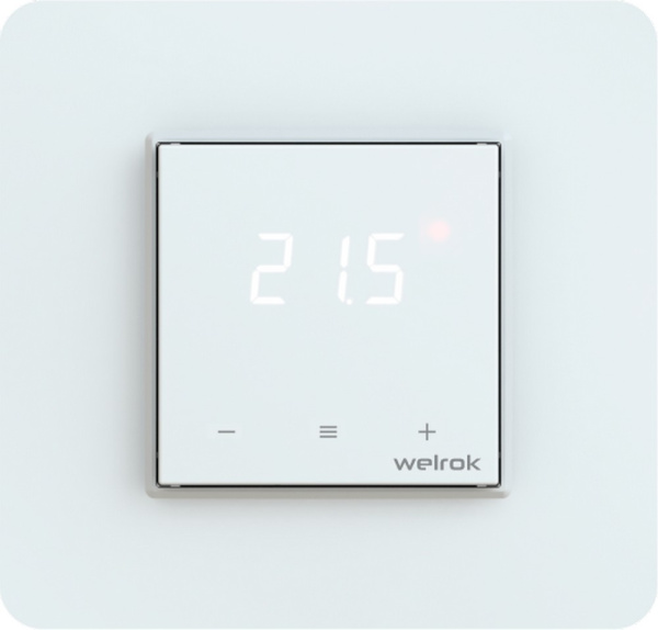 Терморегулятор Welrok lis, для теплого и водяного пола, 3 кВт