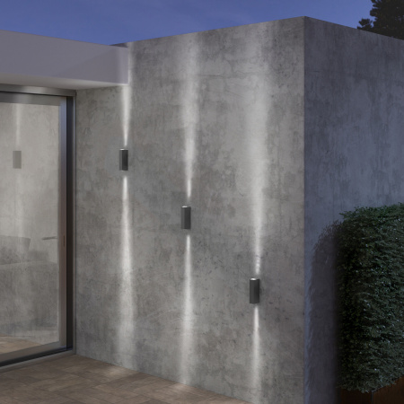 Уличный настенный светодиодный светильник 6Вт 4000К серый IP54 Blaze (a057051) Elektrostandard