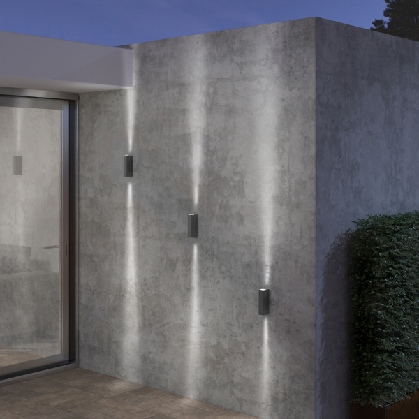 Уличный настенный светодиодный светильник 6Вт 4000К серый IP54 Blaze (a057051) Elektrostandard