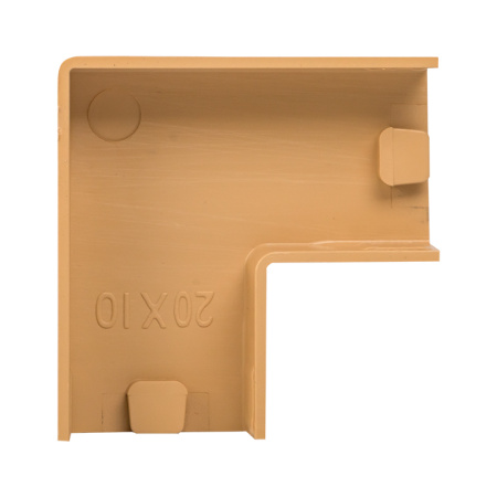 Поворот 90 гр, (20х10) (4 шт) светлое дерево EKF-Plast