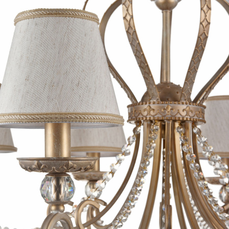 Люстра 8*E14 40Вт Золото IP20 Livorno RC144-PL-08-WG Maytoni