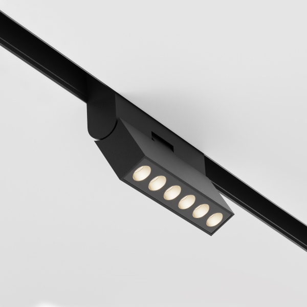 Трековый светильник LED 6Вт Черный IP20 Magnetic track system Exility TR033-2-6W4K-B Technical Maytoni
