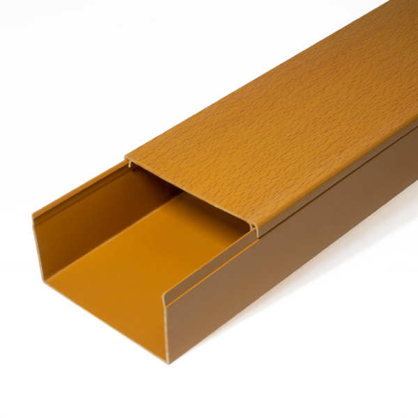 Кабель-канал бук 2-й замок 80х60 мм (18м/уп) Промрукав