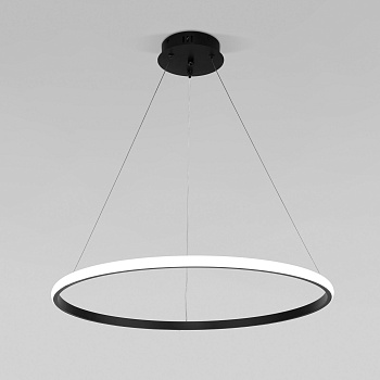 Подвесной светодиодный светильник с ПДУ черный IP20 (90264/1 черный) Eurosvet