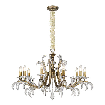 Люстра подвесная Состаренное серебро E14 10*40Вт WE308.10.203 WERTMARK