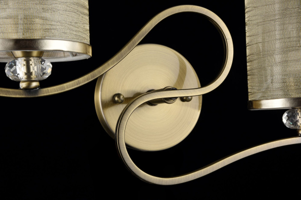 Настенный светильник (бра) 2*E14 40Вт Бронза Антик IP20 Faust FR2300-WL-02-BZ Freya