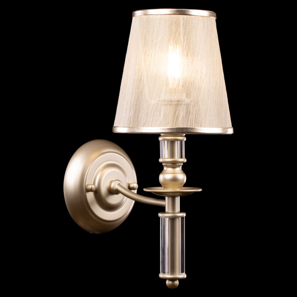 Настенный светильник (бра) 1*E14 40Вт Матовое Золото IP20 Ksenia FR2539WL-01G Freya